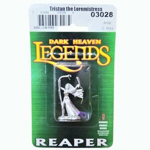 NIB *Dark Haven Legends: Tristan the Loremistress Reaper Minature #03028